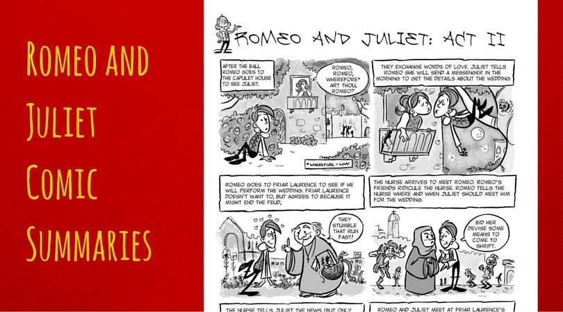 Romeo and Juliet: Comics and Activities to Use While Reading the Play -  David Rickert